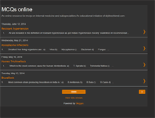 Tablet Screenshot of mcqs-online.blogspot.com