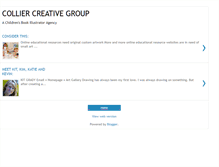 Tablet Screenshot of colliercreativegroup.blogspot.com
