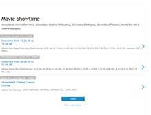 Tablet Screenshot of cinemashowtime.blogspot.com