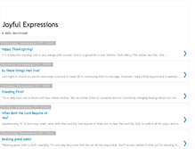 Tablet Screenshot of joy-joyfulexpressions.blogspot.com