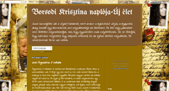 Desktop Screenshot of borsodikrisztinanaploja-ujelet.blogspot.com