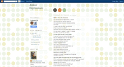 Desktop Screenshot of amberexpressions.blogspot.com