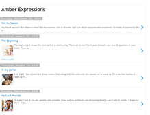 Tablet Screenshot of amberexpressions.blogspot.com