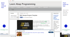 Desktop Screenshot of learnabapprogramming.blogspot.com