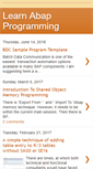 Mobile Screenshot of learnabapprogramming.blogspot.com