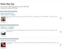 Tablet Screenshot of nonemaysay.blogspot.com