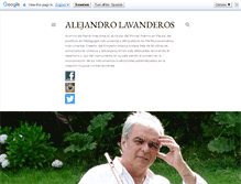 Tablet Screenshot of alejandrolavanderos.blogspot.com