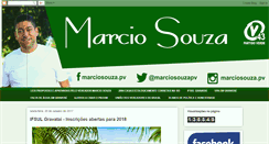 Desktop Screenshot of marciosouzavereador.blogspot.com