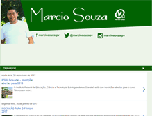 Tablet Screenshot of marciosouzavereador.blogspot.com