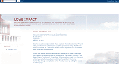 Desktop Screenshot of lowe-impact.blogspot.com