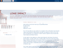 Tablet Screenshot of lowe-impact.blogspot.com