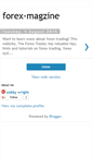 Mobile Screenshot of forex-magzine.blogspot.com