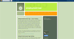 Desktop Screenshot of adamsemploymentlaw.blogspot.com