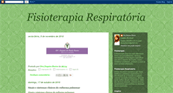 Desktop Screenshot of fioterapiarespiratoria.blogspot.com