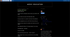 Desktop Screenshot of mediceducation.blogspot.com