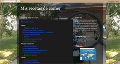 Desktop Screenshot of misrecetasdecomer.blogspot.com