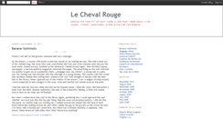 Desktop Screenshot of lechevalrouge.blogspot.com