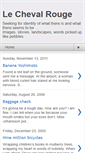 Mobile Screenshot of lechevalrouge.blogspot.com
