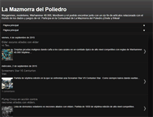 Tablet Screenshot of lamazmorradelpoliedro.blogspot.com