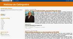 Desktop Screenshot of catingueiraminhaterra.blogspot.com