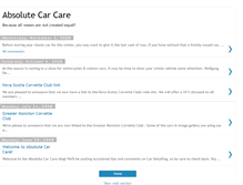 Tablet Screenshot of absolutecarcare.blogspot.com
