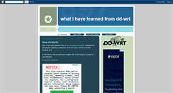 Desktop Screenshot of experienceondd-wrt.blogspot.com