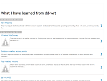 Tablet Screenshot of experienceondd-wrt.blogspot.com