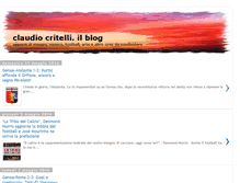 Tablet Screenshot of claudiocritelli.blogspot.com