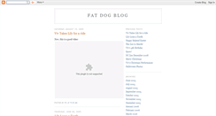 Desktop Screenshot of fatdogblog.blogspot.com