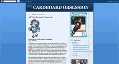 Desktop Screenshot of cardboardobsession.blogspot.com