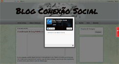 Desktop Screenshot of blogconexaosocial.blogspot.com