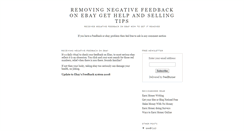 Desktop Screenshot of negative-feedback.blogspot.com