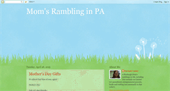 Desktop Screenshot of momsramblinginpa.blogspot.com