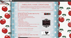 Desktop Screenshot of fabulousfoodcreations.blogspot.com