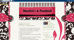 Desktop Screenshot of martinisandfootball.blogspot.com
