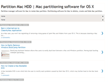 Tablet Screenshot of partition-manager-mac.blogspot.com