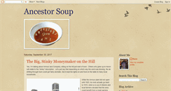 Desktop Screenshot of ancestorsoup.blogspot.com