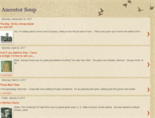 Tablet Screenshot of ancestorsoup.blogspot.com