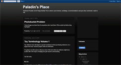 Desktop Screenshot of paladin-paladinsplace.blogspot.com