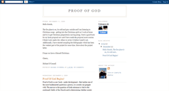 Desktop Screenshot of forproofofgod.blogspot.com