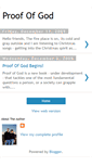 Mobile Screenshot of forproofofgod.blogspot.com