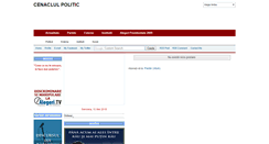 Desktop Screenshot of cenaclul-politic.blogspot.com