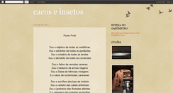 Desktop Screenshot of cacoseinsetos.blogspot.com