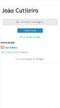 Mobile Screenshot of joaocutileiro.blogspot.com