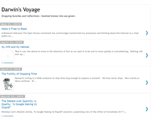 Tablet Screenshot of darwinsvoyage.blogspot.com