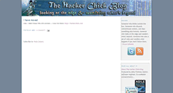 Desktop Screenshot of hackerchick.blogspot.com
