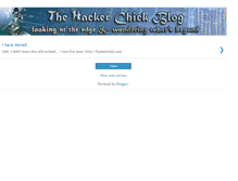 Tablet Screenshot of hackerchick.blogspot.com