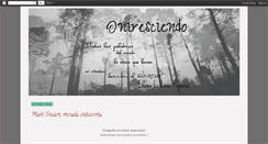 Desktop Screenshot of oniresciendo.blogspot.com