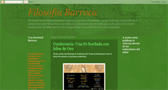 Desktop Screenshot of filosofiabarroca.blogspot.com