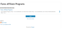 Tablet Screenshot of forex-affiliate-programs.blogspot.com